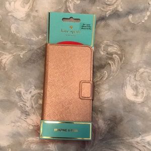 Kate Spade iPhone 6 Plus phone case in Rose Gold